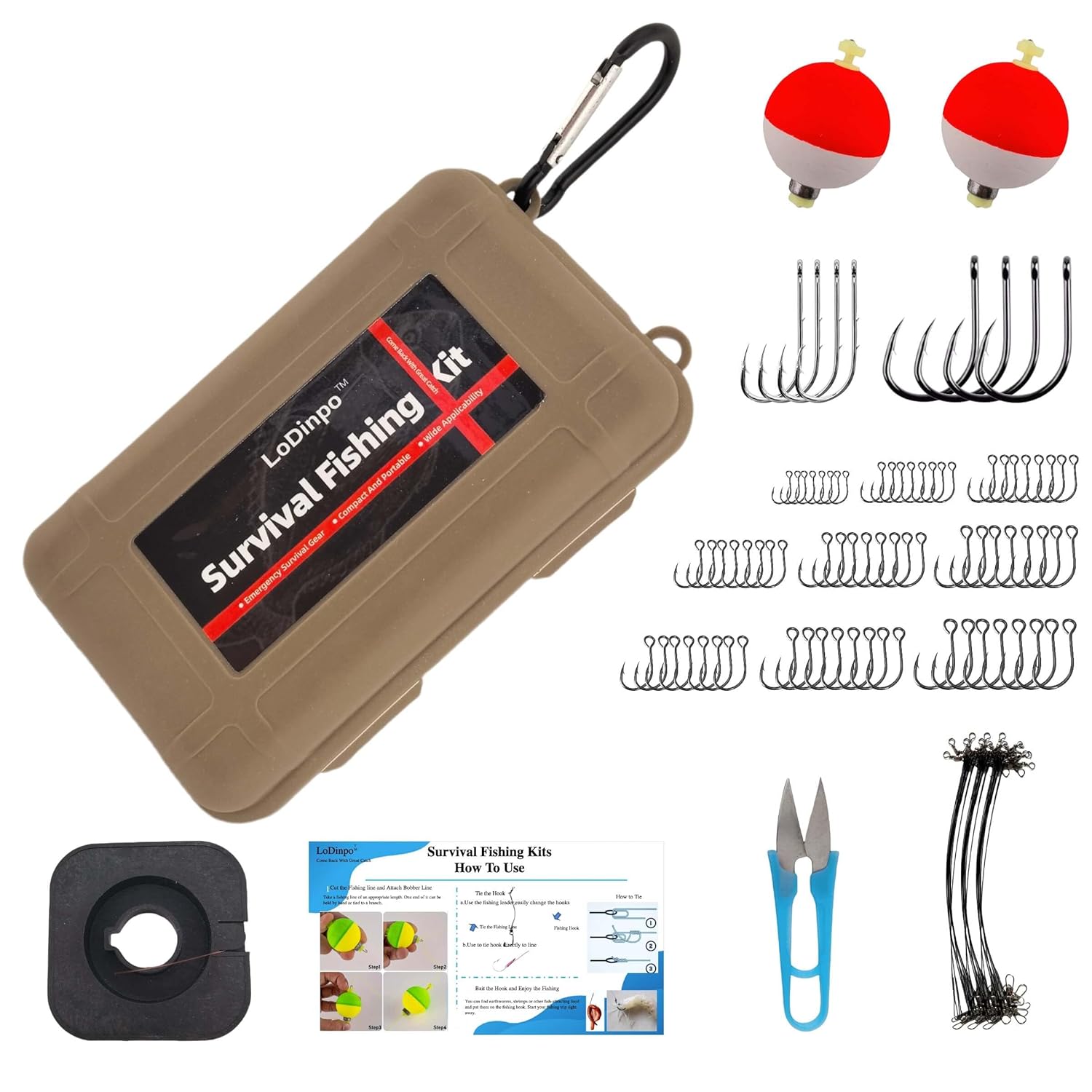 Mini kit de pesca de supervivencia, caja de aparejos de pesca de emergencia, caja de pesca al aire libre, juego de pesca de viaje, fiesta, pesca, caja de zapatos, surf, supervivencia