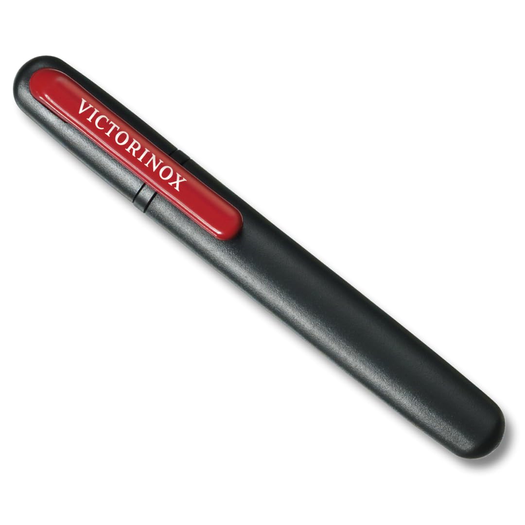 Victorinox Dual One Size Afilador de cuchillos fabricado en madera y color negro/rojo