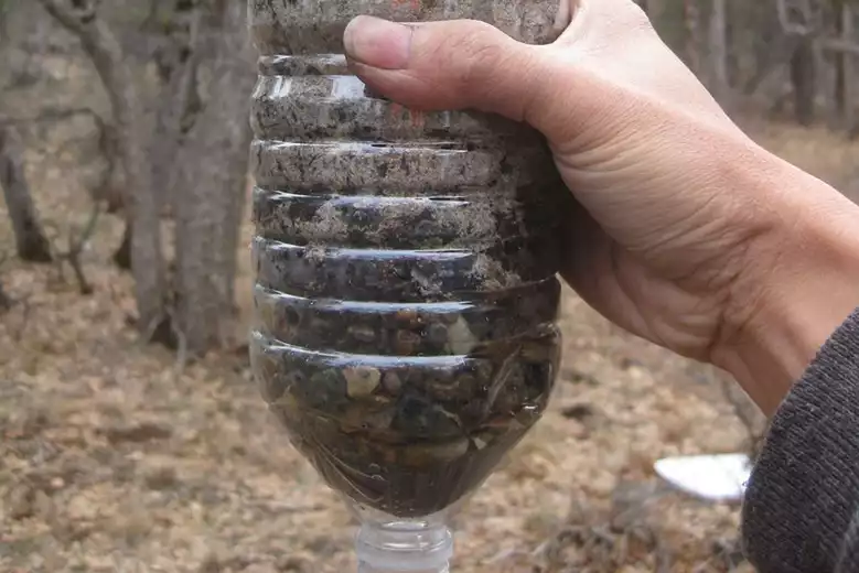 Filtro de agua con botella